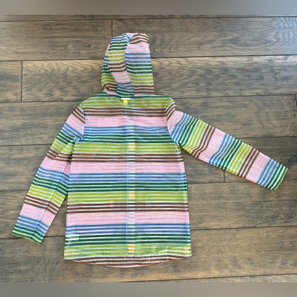 Transparent stripe raincoat size XL - Picture 3 of 3